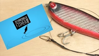 Making A solid Titanium Glide Bait Leader (Trace)