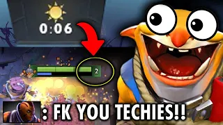 How to get Level 2 in ZERO Minute "NEW TIP" 200IQ Nonstop Bullying Antimage | Techies Official
