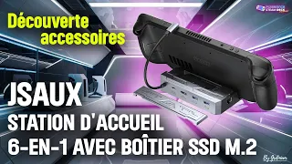 6-in-1 Docking Station M.2 SSD JSAUX, encore plus de stockage