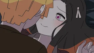 Nezuko : Don't do that...Zenitsu┃Demon Slayer : Kimetsu no Yaiba┃Zenitsu X Nezuko