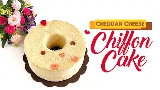 Cheddar Cheese Chiffon Cake (without baking powder)