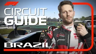 Romain Grosjean's Virtual Hot Lap Of Interlagos | 2018 Brazilian Grand Prix