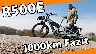 Lastenfahrrad Elops R500E - 1000 km Fazit - Meine Longtail Erfahrungen