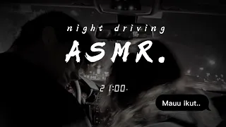 ASMR Wife | Night Driving di Tengah Hujan sama Istri | Roleplay Istri Bahasa Indonesia