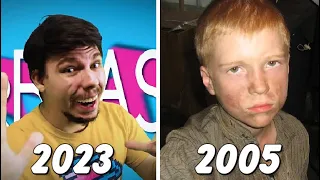 MrBeast in different years