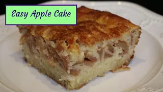 Easy Apple Cake Recipe - How to Make the Easiest Apple Cake