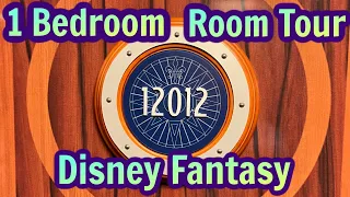 Disney Fantasy One Bedroom Tour! Room 12012 Concierge's