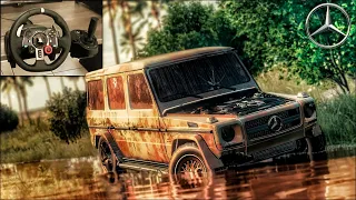 Rebuilding a Mercedes AMG G63 - NFS HEAT - LOGITECH G29 steering wheel Gameplay