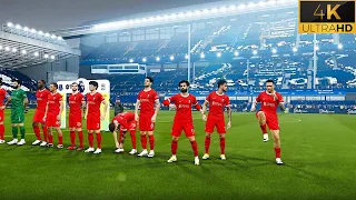 PES 2024 Ultra Realism Sound and Graphics Mods | Everton vs Liverpool | PES 2021 | 4K