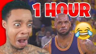 1 HOUR OF FLIGHTREACTS FUNNIEST NBA REACTIONS!