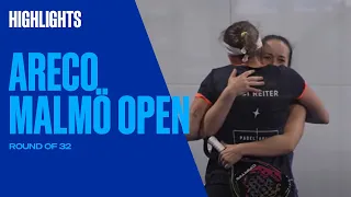 Highlights 🚺 Round of 32 (1) Areco Malmö Open 2022