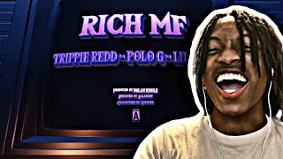 Trippie Redd – Rich MF Ft. Polo G & Lil Durk (Official Lyric Video) REACTION!! | MikeeBreezyy