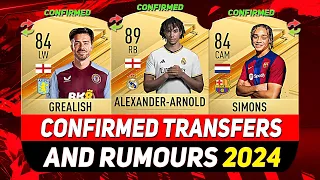 NEW CONFIRMED TRANSFERS & RUMOURS! 💰😳 ft. ALEXANDER-ARNOLD, XAVI SIMONS, GREALISH...etc