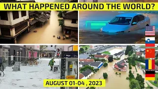 WHAT HAPPENED AROUND THE WORLD? August 01-04, 2023 hailstorm, Typhoon, flood, meteor