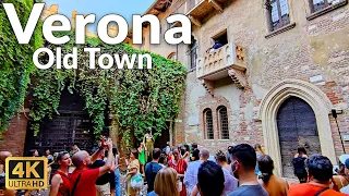 Walking Tour of Verona Old Town, Italy (4K Ultra HD, 60fps) - August 2022