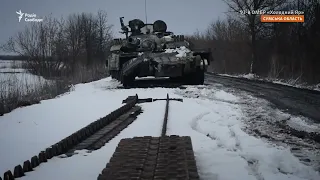 Tank - Радио «Свобода» - Cумщина  ЗСУ знищили колону російської військової техніки