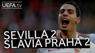 SEVILLA 2-2 SLAVIA PRAHA #UEL HIGHLIGHTS