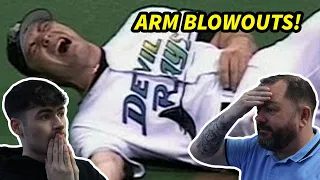 MLB | ARM BLOWOUTS! British Father and Son Reacts!