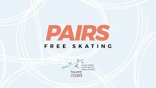 Pairs Free Skating | ISU World Junior Figure Skating Championships | #WorldJFigure