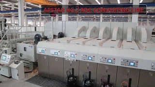 Dong Fang APSTAR HG2 1628 Fully Automatic Flexo Rotary Die-Cutting Line
