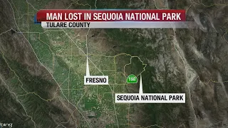 Man lost in Sequoia National Park