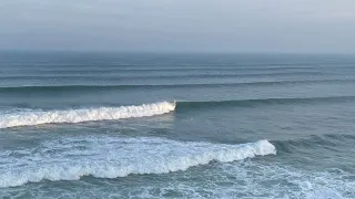 SURFING the BIG SUMMER SWELL! offshore, pumping + fully peeling, Newquay Cornwall