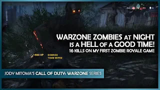 ZOMBIE ROYALE Call of Duty: Warzone at NIGHT Gameplay - The Haunting of Verdansk is Great Fun!