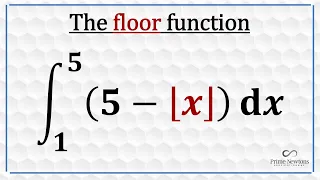 Integral of floor function