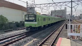 201系　普通列車発車