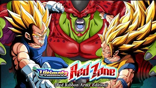 55% LR SSJ3 GOKU & SSJ2 VEGETA VS CELL MAX ULTIMATE RED ZONE (DBZ DOKKAN BATTLE)