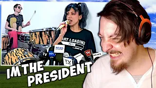 Stank Reacts to I'm The President - KNOWER (REACTION)