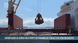 Exportação de grãos no Porto de Paranaguá cresce 42% em agosto | Canal Rural