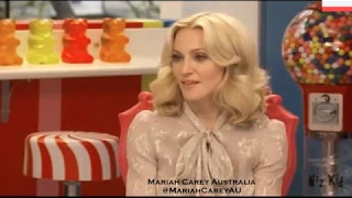 Madonna asked about the media pitting her against Mariah Carey in 2008