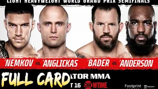 Bellator 268 Nemkov vs. Anglickas Full Card Predictions & Betting Breakdown