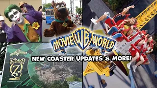 Movie World Gold Coast Visit & Update! Flash Coaster, Wizard of Oz Land, Parade & more!