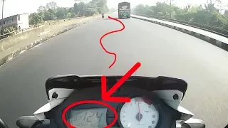 TVS Apache 160 Top Speed test 125KM/H