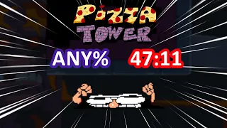 Pizza Tower Any% Unrestricted Speedrun - 47:11 (WR)