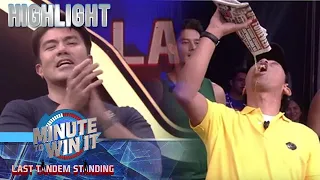 Luis, pumalakpak sa inihandang magic ni Long para kay Negi | Minute To Win It