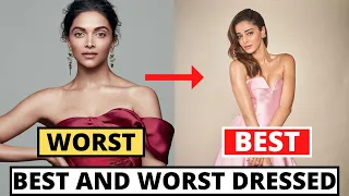 10 Best And Worst Dressed Bollywood Actresses At Red Carpet 2022, Kiara Advani, Kriti Sanon, Deepika