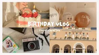JAPAN Life | Birthday Vlog | Spend the day w/ me | Instax Mini Evo | Silent Vlog