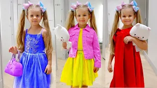 Diana e papà stanno comprando un vestito nuovo e altre storie per le ragazze