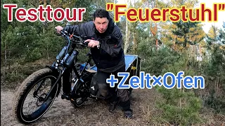 Testtour "Feuerstuhl"+ Overnighter mit Zelt+Ofen