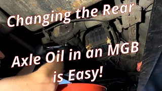 We Change the Gear Oil in an MGB