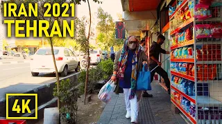 TEHRAN 4K, South Sohrevardi Street, IRAN 2021 | تهران، خیابان سهروردی جنوبی
