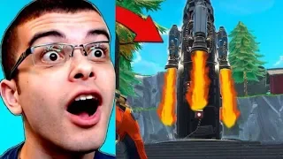 NICK EH 30 REACTS TO ROCKET LAUNCHED LIVE IN GAME! *HE GETS HYPED* - Fortnite