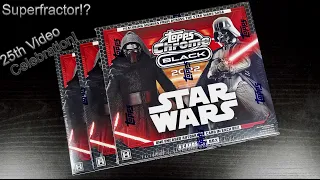 Great Pulls! | 2022 Topps Star Wars Chrome Black | Three Hobby Box Break | 25th Video Celebration