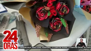 Regalong bulaklak, ginagamit umanong pronta ng suspek sa iligal na bentahan ng baril | 24 Oras