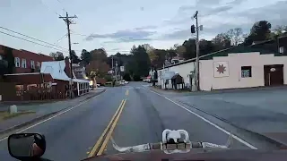 Real World Dashcam Trucking live from Concord North Carolina to Copperhill Tn 10/25/22
