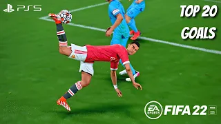 FIFA 22 - TOP 20 GOALS #10 | 4K