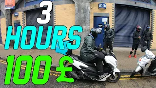 100££ in 3 Hours Very Busy Working for Deliveroo/UberEats | London